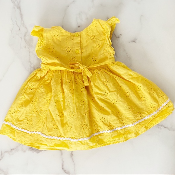 Infant Yellow Summer Dress Daisy - Size 18 months - Picture 3 of 3
